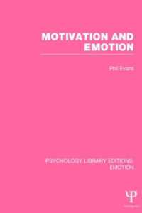 Motivation and Emotion (Psychology Library Editions: Emotion)
