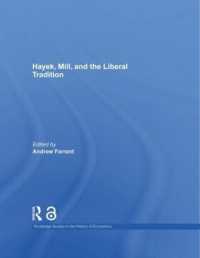 Hayek, Mill and the Liberal Tradition (Routledge Studies in the History of Economics)