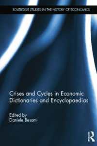 Crises and Cycles in Economic Dictionaries and Encyclopaedias (Routledge Studies in the History of Economics)