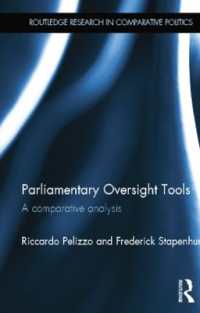 Parliamentary Oversight Tools : A Comparative Analysis (Routledge Research in Comparative Politics)