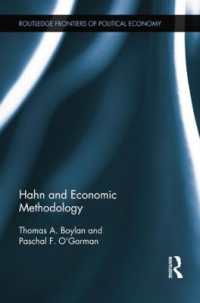 Hahn and Economic Methodology (Routledge Frontiers of Political Economy)