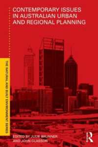 Contemporary Issues in Australian Urban and Regional Planning (Natural and Built Environment Series)