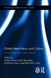 メタル研究の最前線<br>Global Metal Music and Culture : Current Directions in Metal Studies (Routledge Studies in Popular Music)