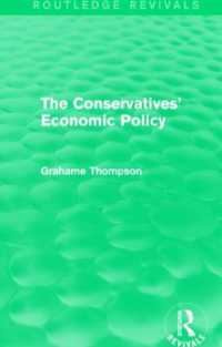 The Conservatives' Economic Policy (Routledge Revivals) (Routledge Revivals)