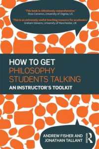 いかにして哲学を学生に議論させるか：指導者のためのツールキット<br>How to get Philosophy Students Talking : An Instructor's Toolkit