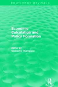 Economic Calculations and Policy Formation (Routledge Revivals) (Routledge Revivals)