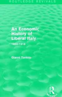 An Economic History of Liberal Italy (Routledge Revivals) : 1850-1918 (Routledge Revivals)