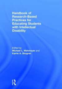 Handbook of Research-based Practices for Educating Students with Intellectual Disability -- Hardback