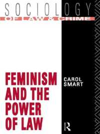 Feminism and the Power of Law (Sociology of Law and Crime)