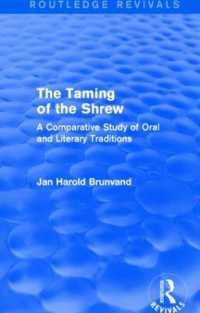 The Taming of the Shrew (Routledge Revivals) : A Comparative Study of Oral and Literary Versions (Routledge Revivals)