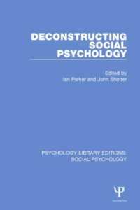 Deconstructing Social Psychology (Psychology Library Editions: Social Psychology)