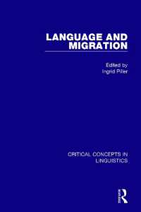 Language and Migration Vol I (Critical Concepts in Linguistics)
