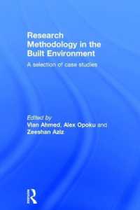 建築環境調査法<br>Research Methodology in the Built Environment : A Selection of Case Studies