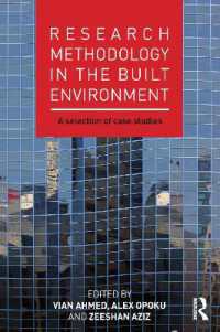 建築環境調査法<br>Research Methodology in the Built Environment : A Selection of Case Studies