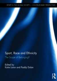 Sport, Race and Ethnicity : The Scope of Belonging? (Sport in the Global Society - Contemporary Perspectives)