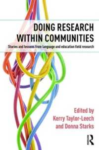 Doing Research within Communities : Stories and lessons from language and education field research
