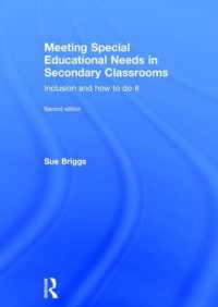 Meeting Special Educational Needs in Secondary Classrooms : Inclusion and how to do it （2ND）