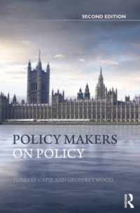 Policy Makers on Policy : The Mais Lectures (Routledge International Studies in Money and Banking)
