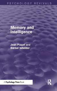 Memory and Intelligence (Psychology Revivals)