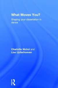 What Moves You? : Shaping your dissertation in dance