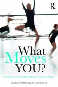 What Moves You? : Shaping your dissertation in dance