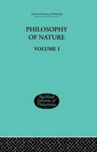 Hegel's Philosophy of Nature : Volume I Edited by M J Petry