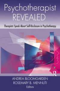 Psychotherapist Revealed : Therapists Speak about Self-Disclosure in Psychotherapy