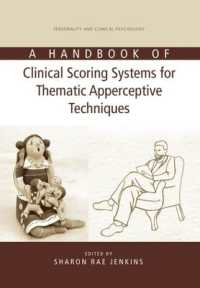 A Handbook of Clinical Scoring Systems for Thematic Apperceptive Techniques (Personality and Clinical Psychology)