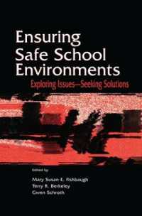 Ensuring Safe School Environments : Exploring Issues--seeking Solutions