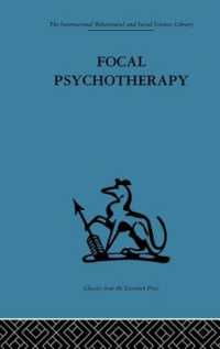 Focal Psychotherapy : An example of applied psychoanalysis