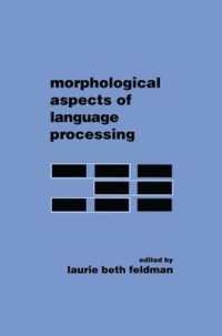 Morphological Aspects of Language Processing