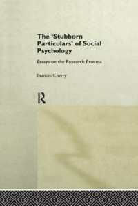 Stubborn Particulars of Social Psychology : Essays on the Research Process (Critical Psychology Series)