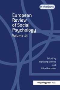 European Review of Social Psychology: Volume 14 (Special Issues of the European Review of Social Psychology)