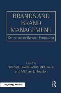 Brands and Brand Management : Contemporary Research Perspectives (Marketing and Consumer Psychology Series)