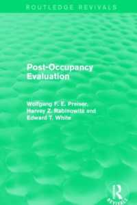 Post-Occupancy Evaluation (Routledge Revivals) (Routledge Revivals)