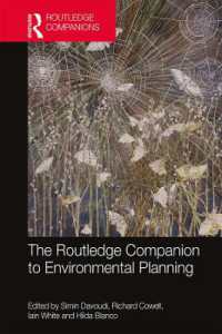 ラウトレッジ版　環境計画必携<br>The Routledge Companion to Environmental Planning (Routledge International Handbooks)