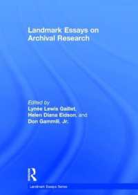 Landmark Essays on Archival Research (Landmark Essays Series)