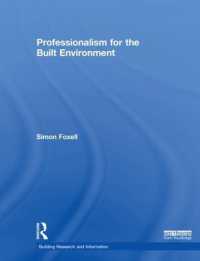 Professionalism for the Built Environment (Bri Research Series)