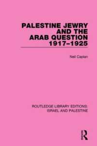Palestine Jewry and the Arab Question, 1917-1925 (RLE Israel and Palestine) (Routledge Library Editions: Israel and Palestine)