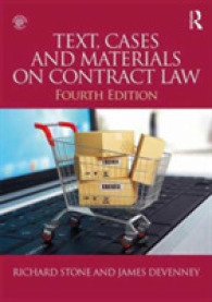 Text， Cases and Materials on Contract Law