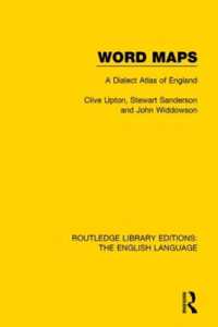 Word Maps : A Dialect Atlas of England (Routledge Library Editions: the English Language)