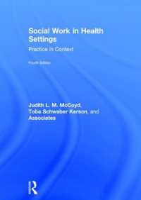 Social Work in Health Settings : Practice in Context