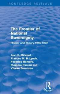 The Frontier of National Sovereignty : History and Theory 1945-1992 (Routledge Revivals)