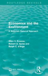 Economics and the Environment : A Materials Balance Approach (Routledge Revivals)