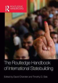ラウトレッジ版　国際的国家建設ハンドブック<br>Routledge Handbook of International Statebuilding