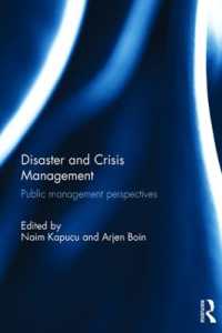Disaster and Crisis Management : Public Management Perspectives