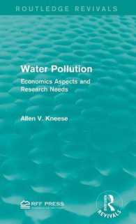 Water Pollution : Economics Aspects and Research Needs (Routledge Revivals)