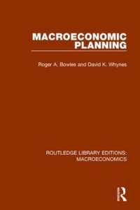 Macroeconomic Planning (Routledge Library Editions: Macroeconomics)
