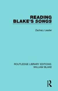 Reading Blake's Songs (Routledge Library Editions: William Blake)