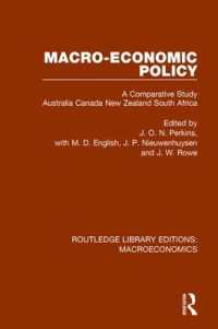 Macro-economic Policy : A Comparative Study, Australia, Canada, New Zealand and South Africa (Routledge Library Editions: Macroeconomics)